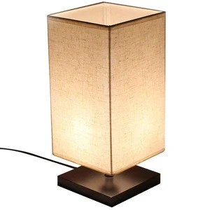 LED table lamp wooden design with  E27 bulb LED light table lamp for bedroom