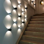 led with dusk to dawn wall mount stairway stair light step light wall light
