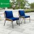 Import Leisure Stackable Aluminum Rope Furniture Garden Balcony Chairs for Hotel from China
