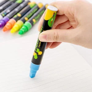 Liquid Chalk Marker Pens Erasable Multi Colored Highlighters LED Writing Board Glass Window Art flash Color Marker Pens