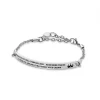 Loftily Wholesale Minimalist Jewelry Sister Friendship Stainless Steel Adjustable Chain Bracelets