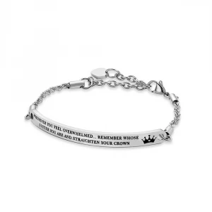 Loftily Wholesale Minimalist Jewelry Sister Friendship Stainless Steel Adjustable Chain Bracelets