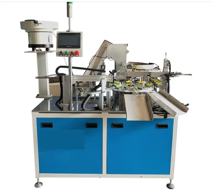 long nozzle metal lotion jet pump assembly machine inserting machine