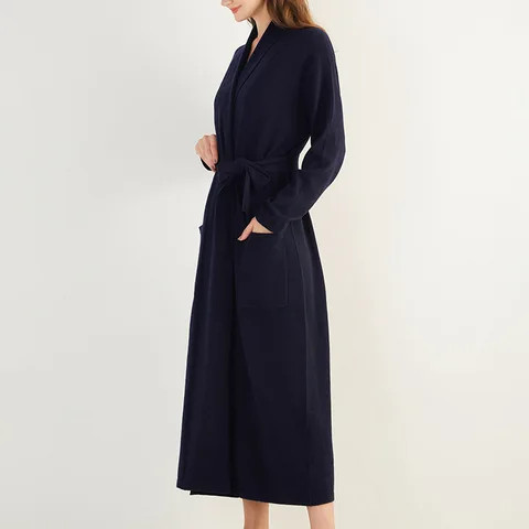 Tadre Robe Buy Long Sleeve Deep Wraps 100% Cashmere Cotton Wool Robes Dressing ...