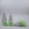 low price 30ml 50ml green cover empty jar screw cap lotion and cream cosmetic plastic bottle packaging