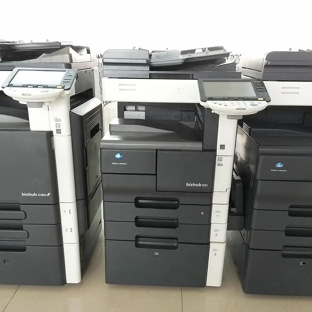 Low Price Black&amp;White Used Monochrome Copiers Photocopy Machine For Konica Minolta Bizhub bh501