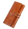 Low Price New design leather female oem wallet for ladies