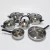 Import Low price pots and pans set 12pcs stainless steel cookware set with whistling kettle from China