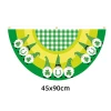 Low priced custom St. Patricks Day pleated flag guardrail decoration