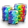 Luggage Sets 3 Piece Printed Travel Luggage Bag Trolley Bag