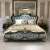 Import luxury furniture antique gold bedroom sets from China