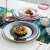 Import Luxury Gold Inlay Glass Dinner Plate Salad Bowl Serving Plate Cake Plate Glass Snack Dish Dessert Dish from China