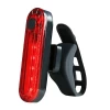 LXY-255 Waterproof USB Rechargeable Bicycle Rear Lights Mountain Bike Headlight Cycling Light Tail-lamp Bicycle Light