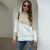 Import m0010 2020 Winter New Products Color Blocking Asymmetrical Turtleneck Knitwear Sweater For Women from China