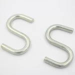M3 Single steel S wardrobe rail hooks M3-M24 , kitchen dryer hook