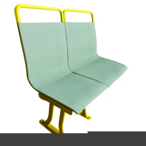 Made in Italy in aluminium with incorporated headrest bus seat