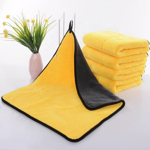 manufacture wholesale 800gsm 40*40cm drying detailing car care polishing towel cleaning microfiber car wash towel