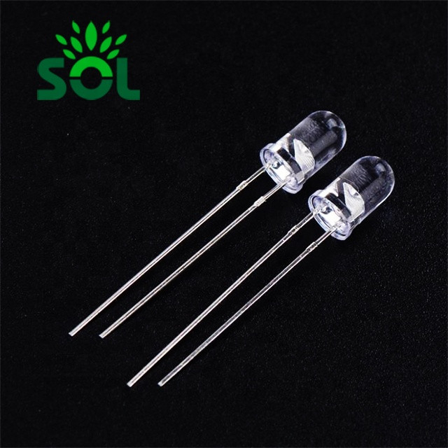 Buy Manufacturer 30 Degree Round 5mm 505nm Green Dip Led Diode from ...