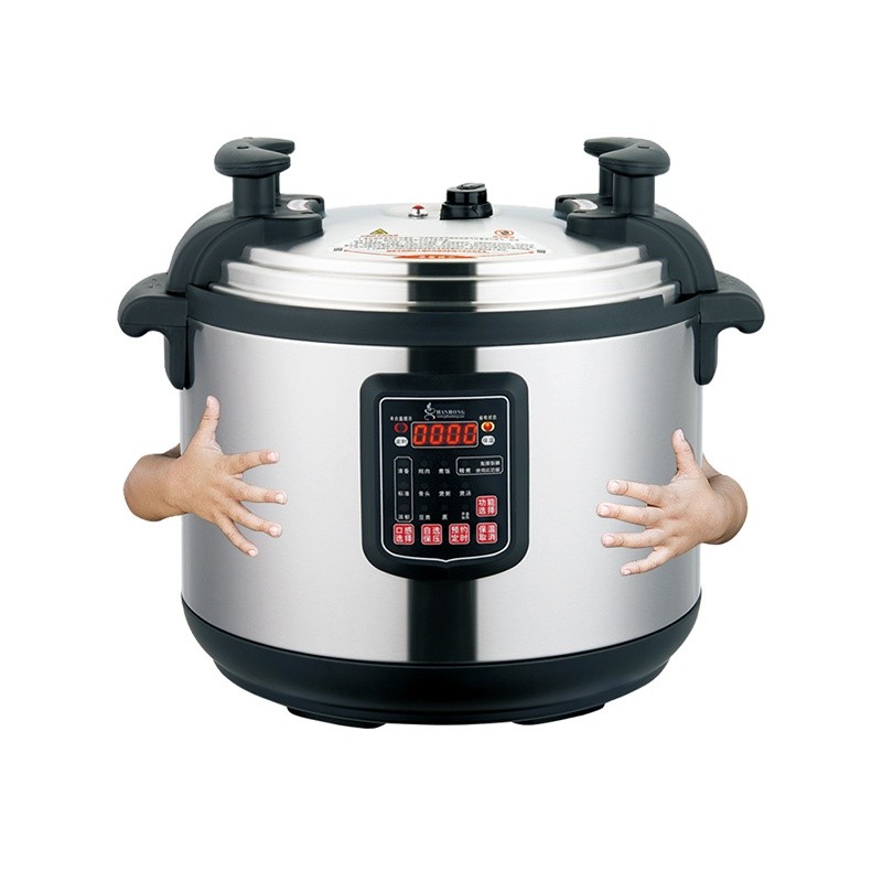 Manufacturer customize  25L  liter stainless steel housing industrial commercial electric pressure cooker multicooker mini rice