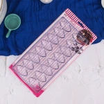 Manufacturer Multi Cups 3D Big Polycarbonate Ball Heart Chocolate Transfer Molds Mould