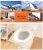Import manufacturer wholesale custom travel disposable waterproof  plastic toilet seat cover from China