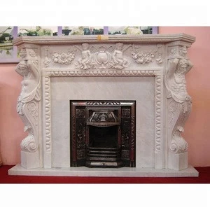 marble modern electric fireplace decorate