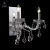 Import Maria theresa smoke grey color crystal lighting of ceiling chandelier from China