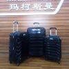 Markets like travel luggage bags ABS or PC China baigou professional production luggage factory student,dedails universal wheel