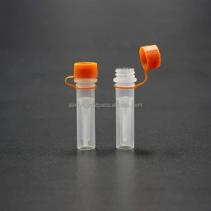 Medical Laboratory Disposable Plastic Silicone Serum &amp; Sample tube with Color Cap Connecting Cap 0.5ml