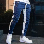 Mens Joggers Casual Pants Fitness Sportswear Bottoms Sweatpants Trousers Black Gyms Men Track Pants