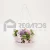 Import Metal Hanging Wall  Flower Basket Plant Pot Holder With Soap Flower from China