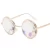 Import Metal Round Style Prismatic Faceted Kaleidoscope Glass Lens Decor Glasses Cool Party Sunglasses from China