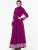 Import Middle Eastern Dresses Elegant Islamic Clothing Turkish Abaya Kimono Women Arab Women Embroidered Beaded Belt Long Dress from China