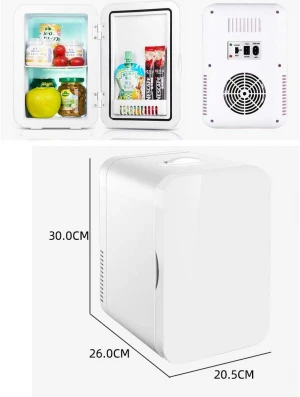 Mini Small Cooler Portable Beauty Car Freezer Makeup Refrigerator Cosmetic Electric Mini Fridge for Travel Hotel