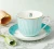 Import modern bone china tea cup and saucer and spoon from China