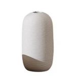 Modern Ceramic White Flower Vase Porcelain