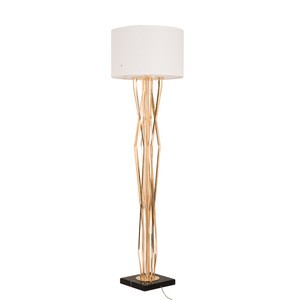Modern creative fashion stainless steel luxury led floor lamps