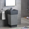 Modern european style bathroom wash basin sink marble pedestal basin
