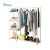 Import Modern industrial coat hanger with shelf hanging clothes stand rack with shoe rack Wood Wardrobe from China