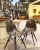 Import Modern italy living room black wood legs Polypropylene molded plastic shell chairs side dining chair pyramid accent chair from China