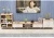 Modern Small Wooden White Mini Sofa Coffee Table TV Cabinet TV Stand