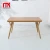 Import Modern style solid oak wood dining set table and 4 chairs set kitchen furniture from China