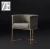 Import Modern  Synthetic Leather bar stool with golden stainless steel chassis from China