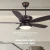 Import Modern Wooden With Remote Control Metal Shelf Led Ceiling Fan Light from China