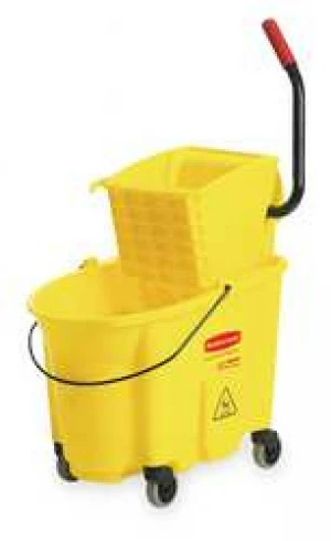 Mop Bucket and Wringer 35 qt. Yellow 20002