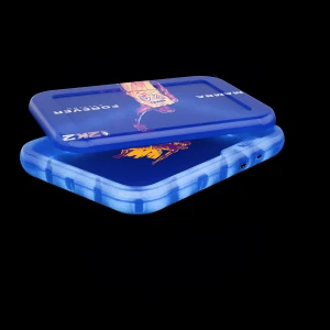 MR PACK Plastic Led Rolling Tray,Rolling Tray,OEM Customized LED Glow Rolling Tray Light Up Serving Tray with Grinder