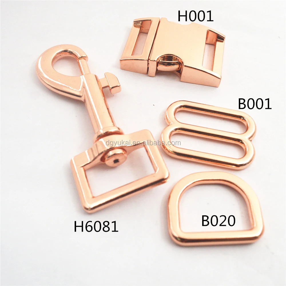 Multi-size inner diameter 8-ring metal gold bra hook for swimwear accessories