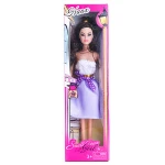 Multiple outfits paired with a single box of barbiee dolls