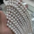 Import Natural cultured pearl Top quality wholesale white color 10-11mm perfect round no spots freshwater pearls long strings from China