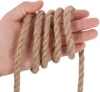 Natural Jute Twisted Rope sisal manila Recyclable packaging rope DIY decoration Cord twine
